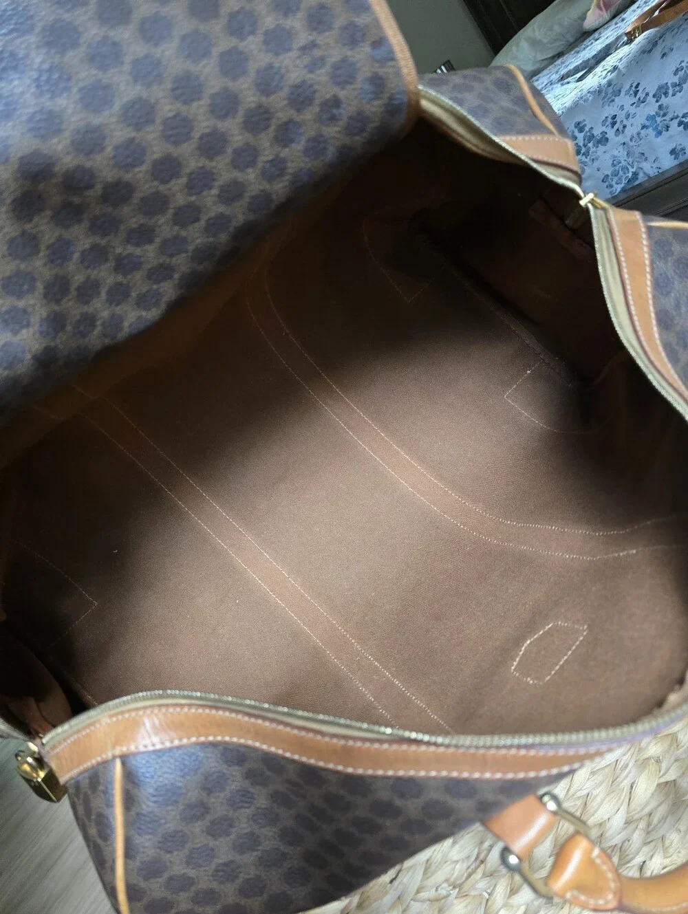 Authentic Celine Macadam Vintage Travel Bag